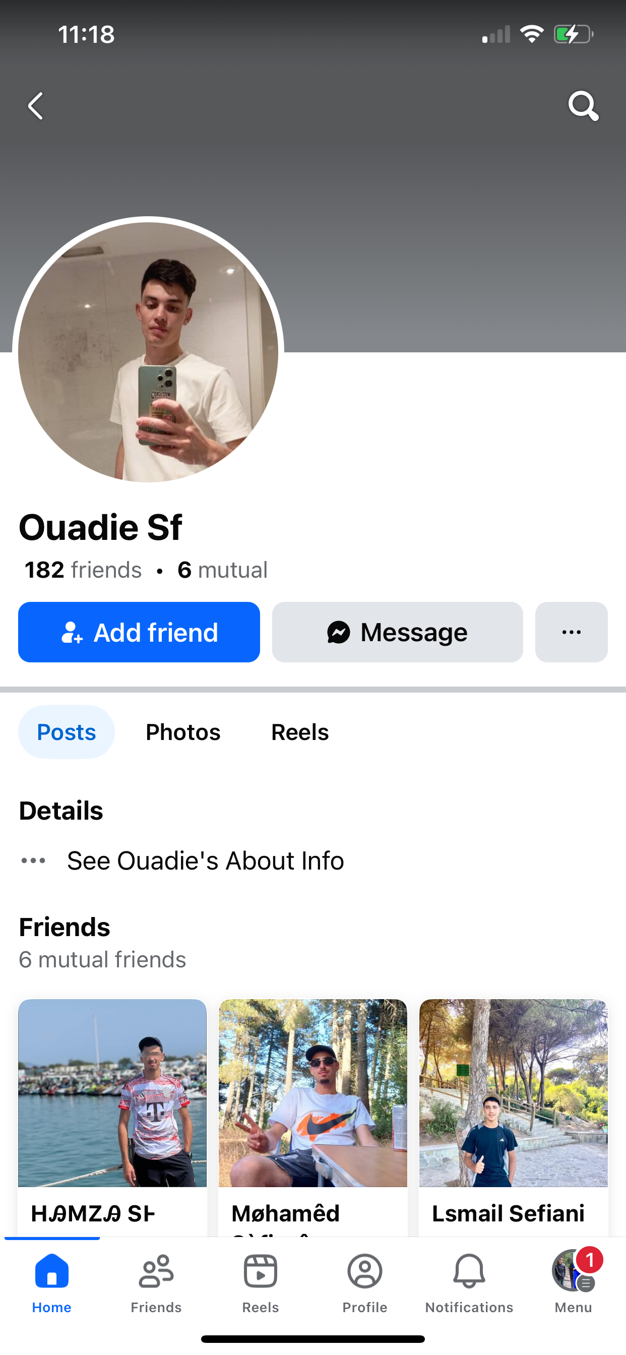 Facebook switch profile