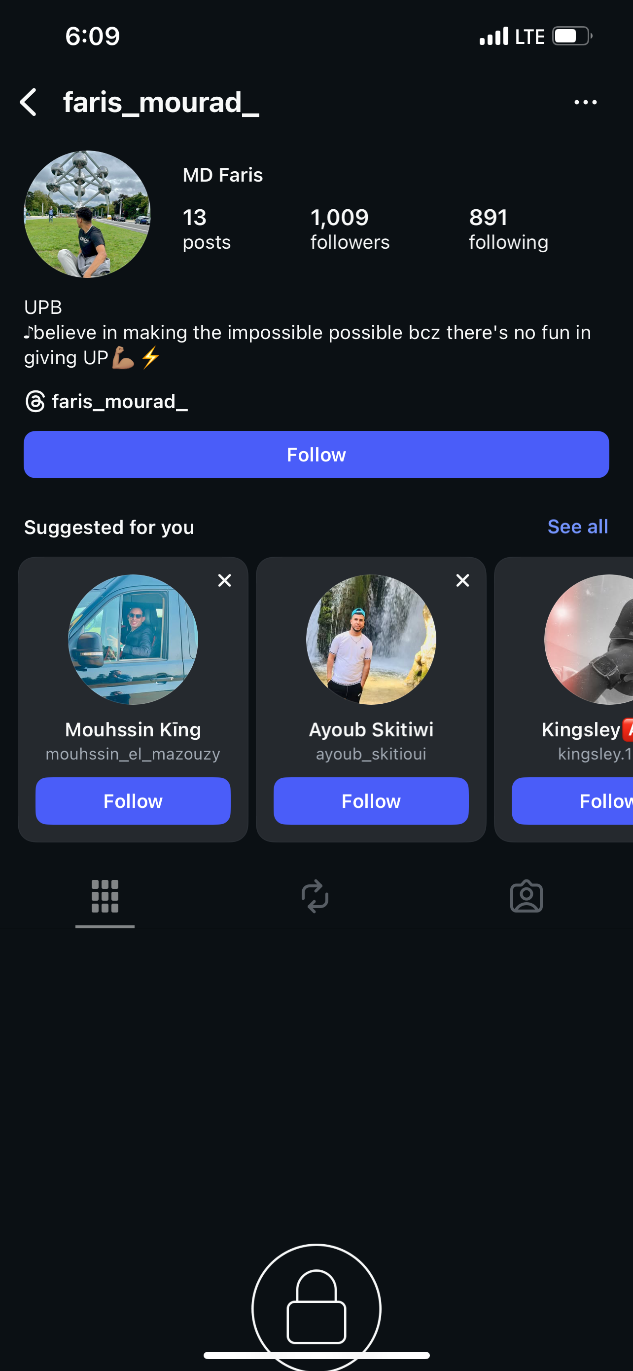 Instagram 1K followers