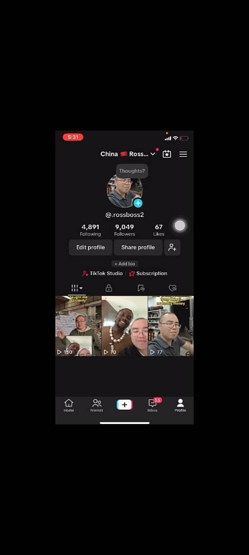 TikTok 9k followers