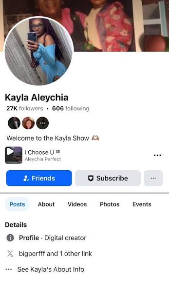 Facebook page with 27k followers