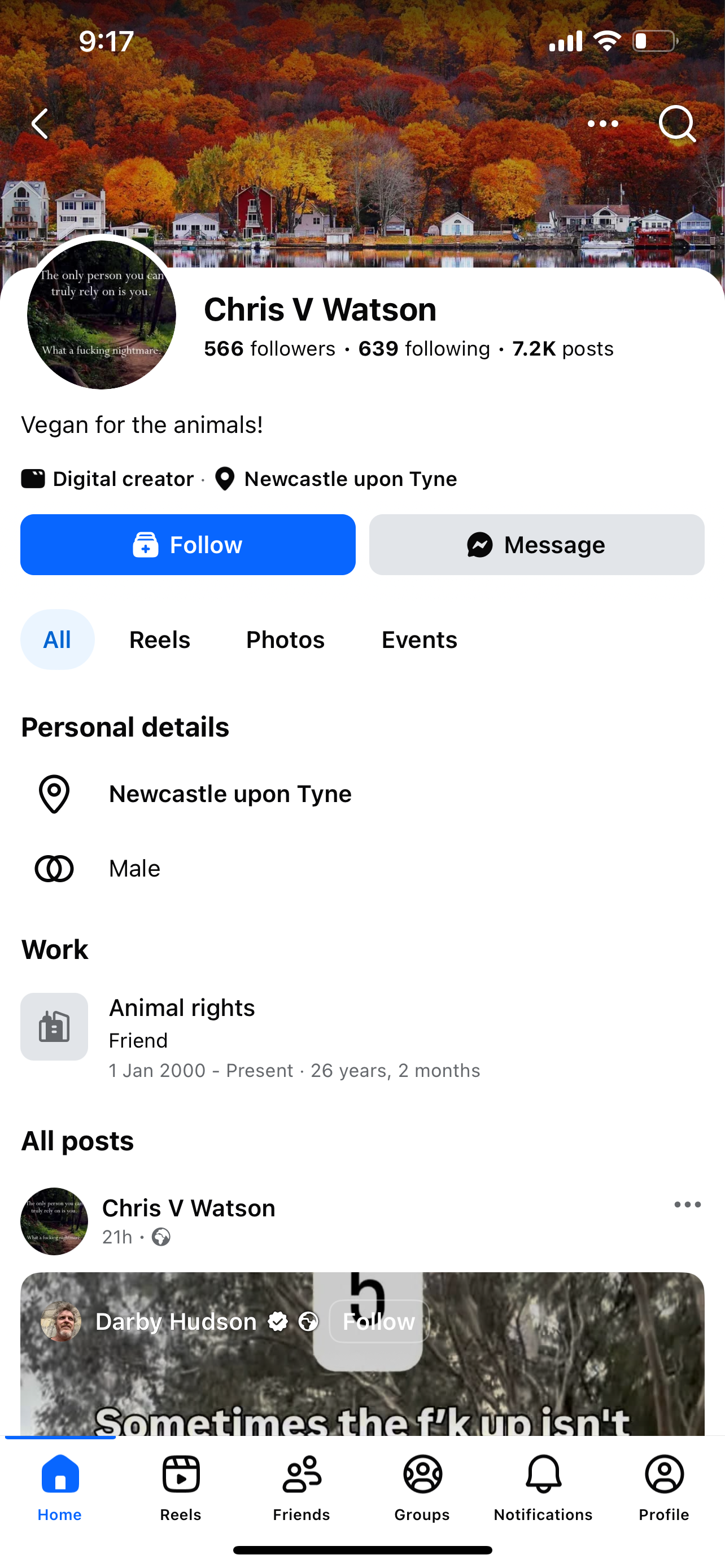USA Facebook with switch