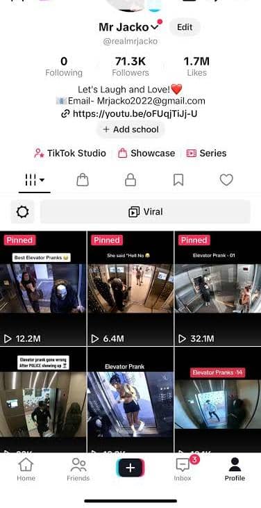 Hack TikTok 71k followers