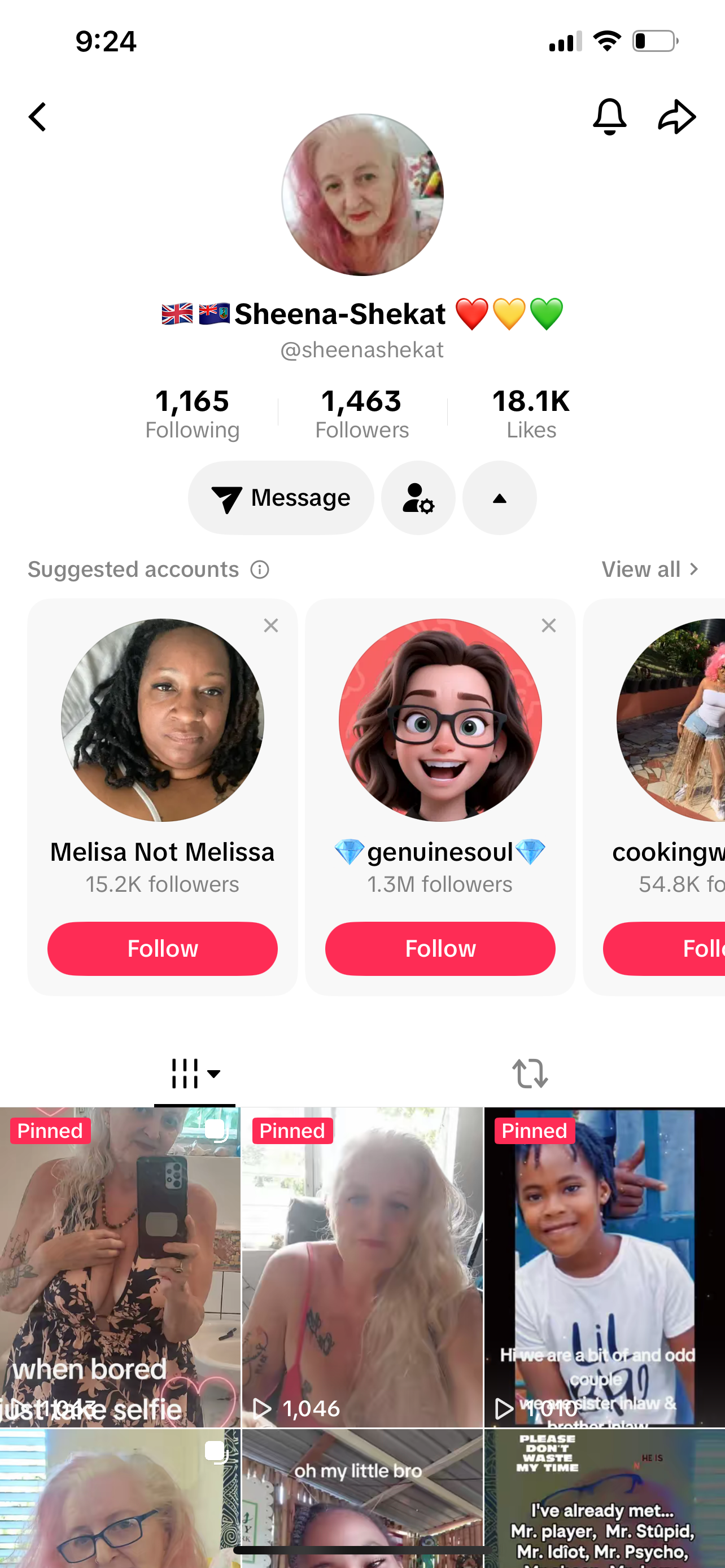 1k followers uk TikTok