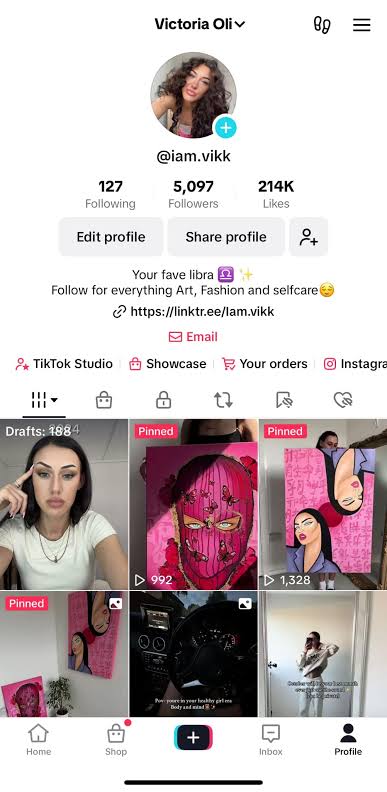 USA TikTok  5k followers