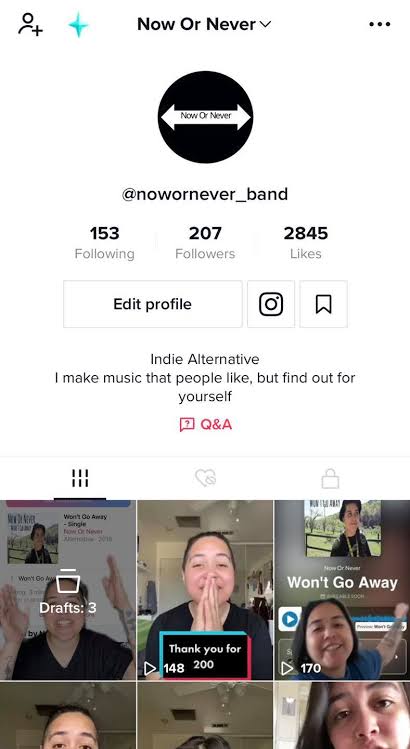 Uk TikTok 200 followers