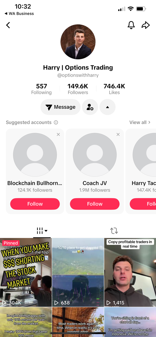 Uk TikTok account 100k followers