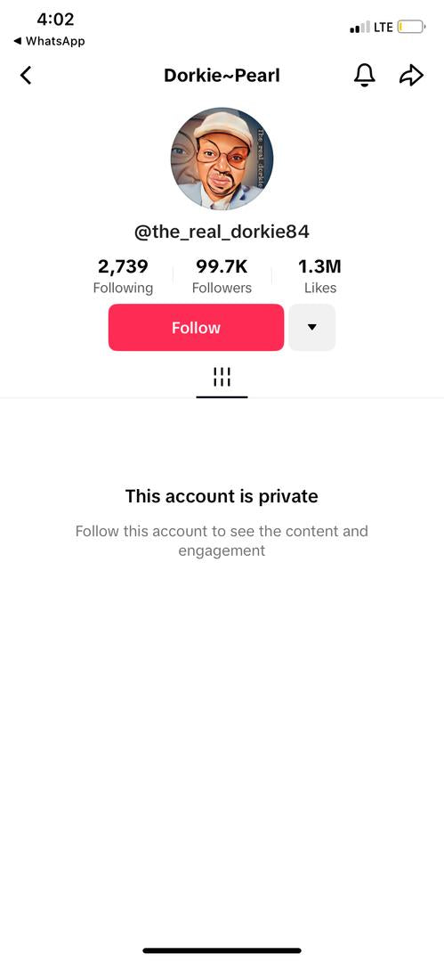 TikTok 99k followers