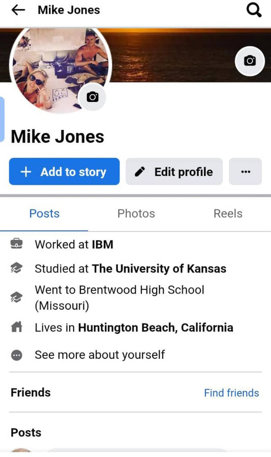 USA California Facebook