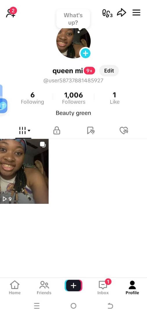 TikTok 1k followers